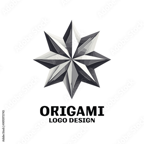 Origami Vector Logo Design