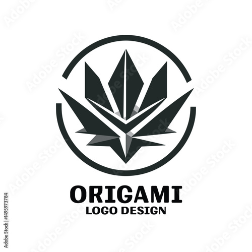 Origami Vector Logo Design