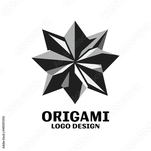 Origami Vector Logo Design