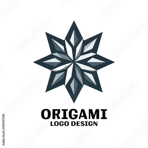 Origami Vector Logo Design