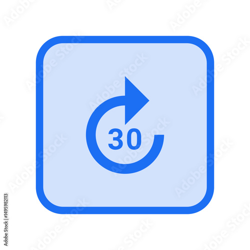 Forward 30 Seconds Outlined