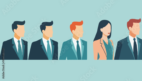 Analyze candidate, employee performance review, evaluation or analysis, choose recruitment applicants, staff or finding right person for job concept, businessman analyzing employee or job candidate
