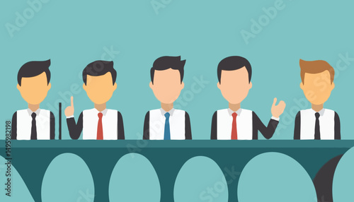 Analyze candidate, employee performance review, evaluation or analysis, choose recruitment applicants, staff or finding right person for job concept, businessman analyzing employee or job candidate