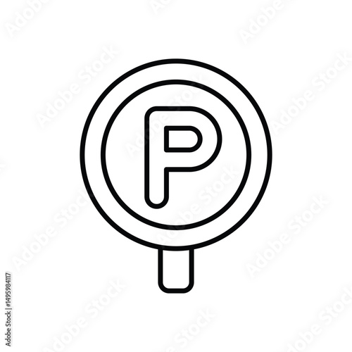 Parking Vector icon