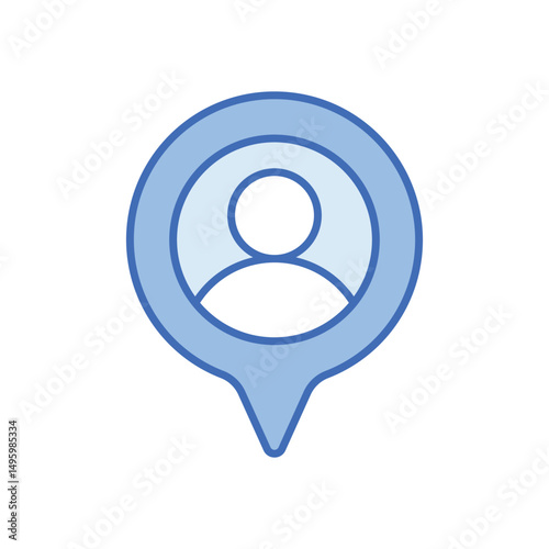 You Are Here Vector icon