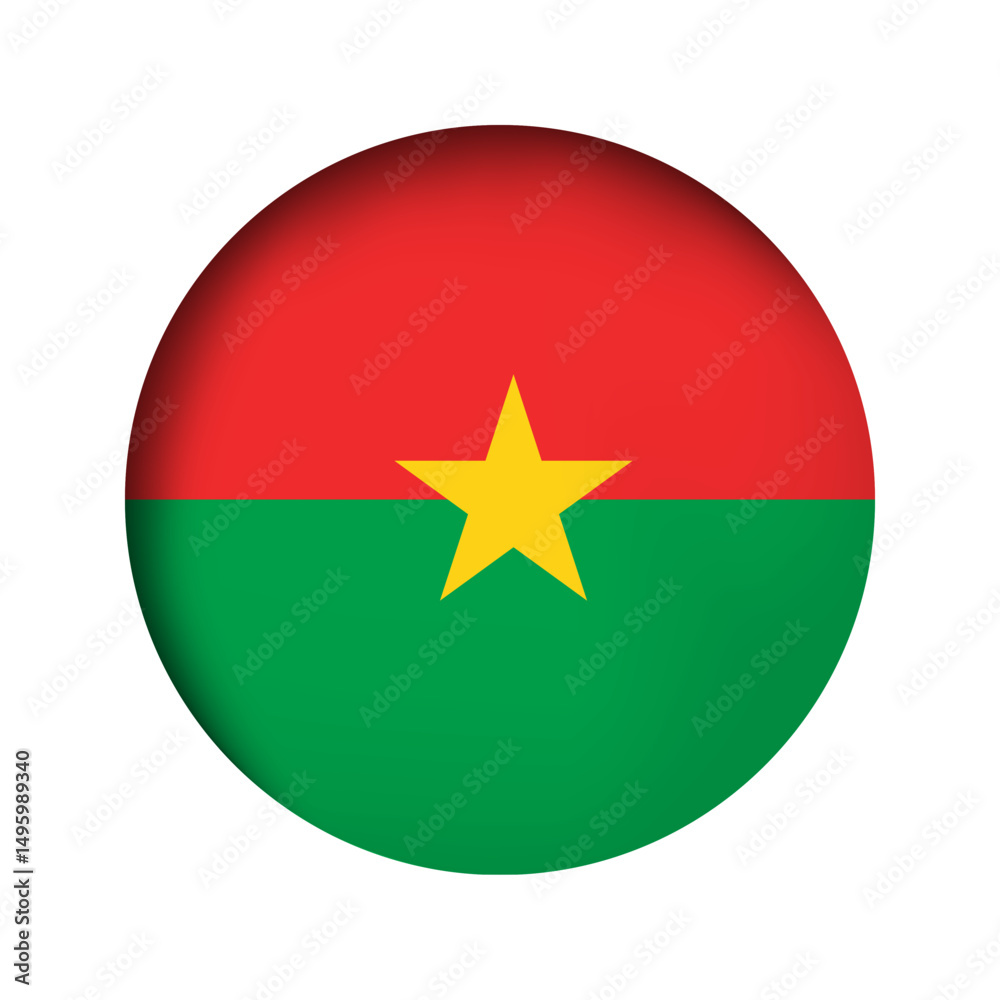 Fototapeta premium burkina faso flag