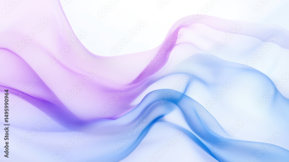 Fototapeta premium Ultra-sharp abstract with light waves and soft forms on a vibrant gradient. High-definition style for banners, web, or presentations.