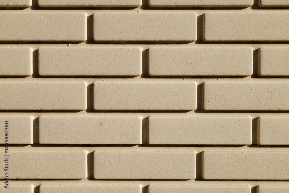 Obraz premium pale yellow brick masonry