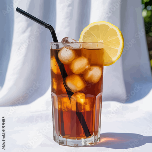 Iced Tea with Lemon