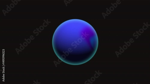 ai assistant or artificial intelligence orb with alpha channel, loading or screen or ai agent screen. backdrop for abstract motion graphics, virtual assistant, futuristic artificial intelligence orb.