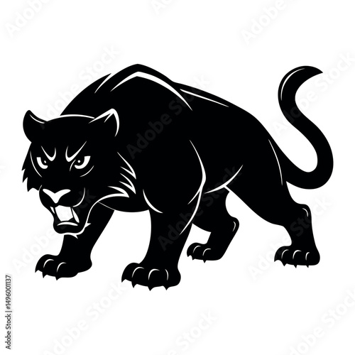 Panther Roaring
