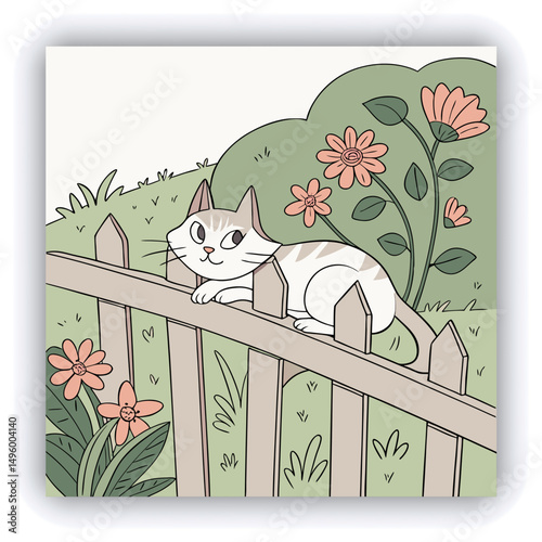Cute black cats in a modern template for funny stories. Gentle backgrounds with cartoon characters for social networks, stories with contrasting color combinations. Set.
