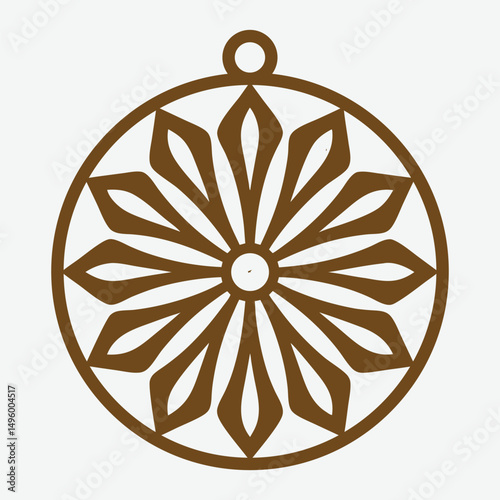 Flower Earrings Laser Cut Design  illustration Jewelry Design