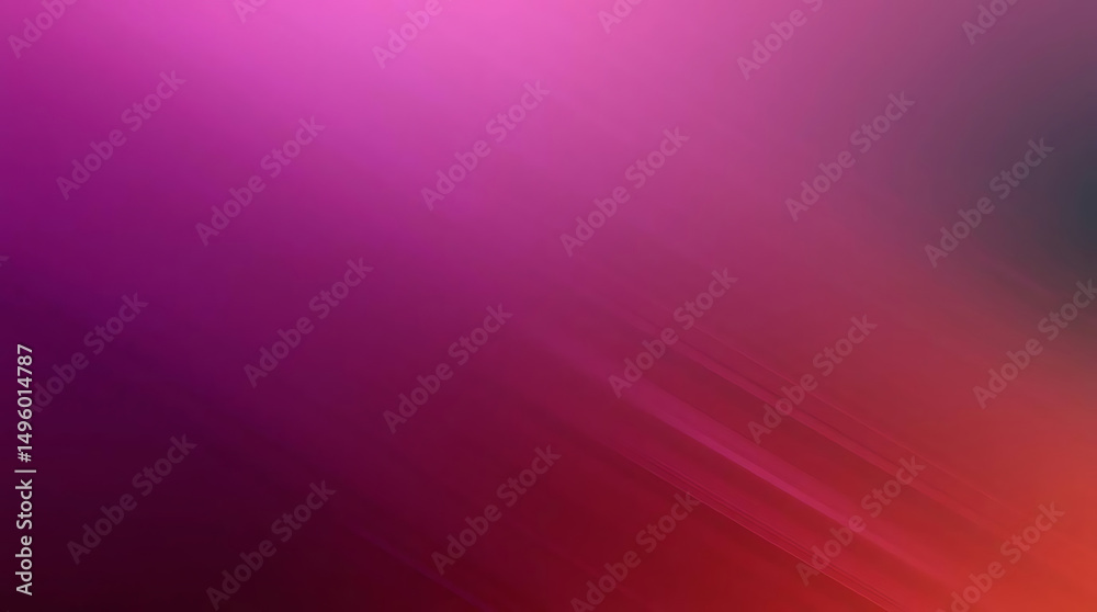 Fototapeta premium Abstract pink red gradient background blurred lines soft texture