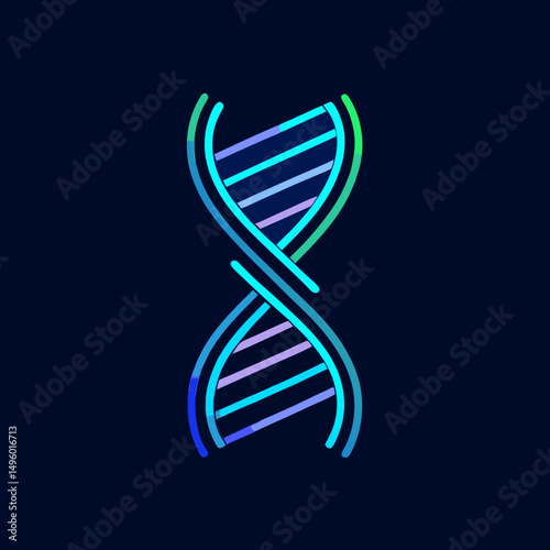 dna strand 3d