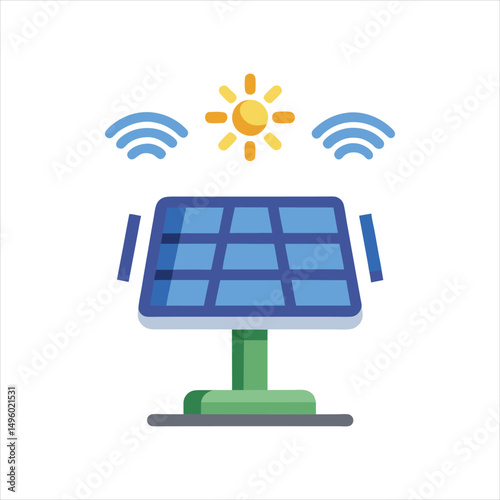Solar Panel Logo Icon Collection Vector Design