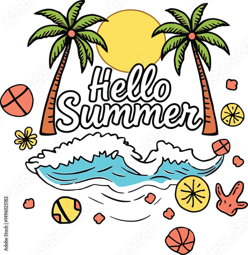 summer beach background