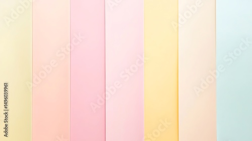 Pastel Rainbow Stripes Background.