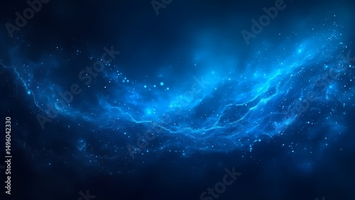 blue space background