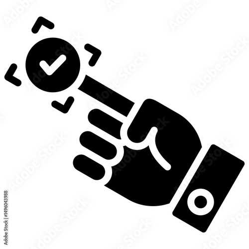 One Click Approval Icon