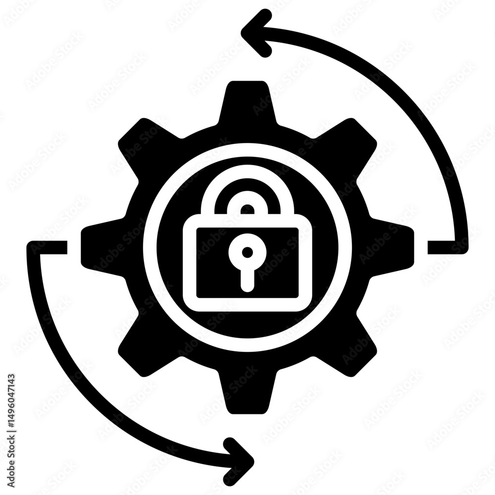 Fototapeta premium Data Protection Icon
