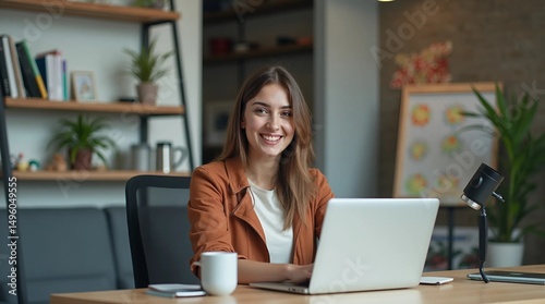 Free Download businesswoman working on laptop - GFXLoad