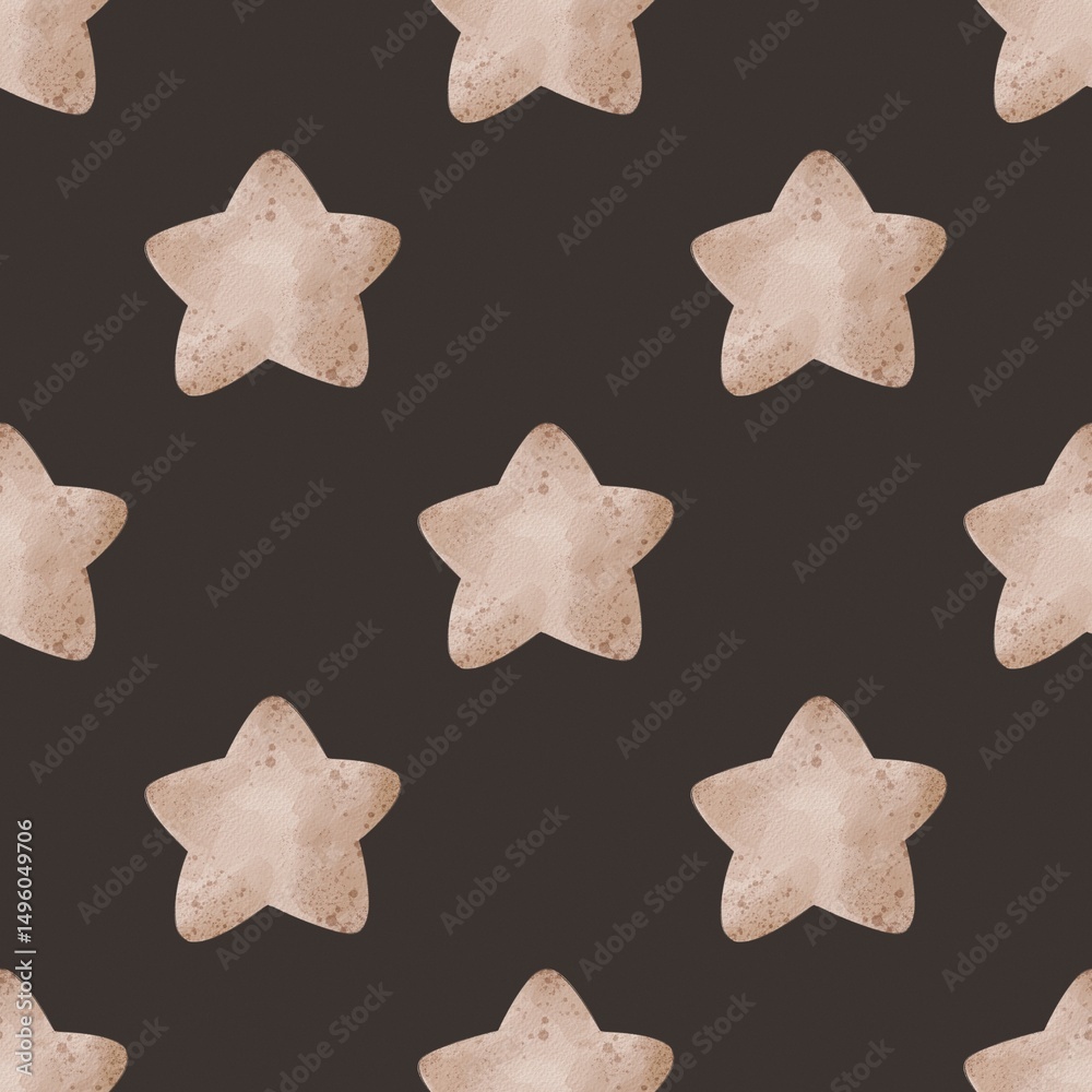 holiday seamless pattern with cartoon stars. Colorful illustration flat style for kids. hand drawing. baby design for fabric, print, wrapper, textile holiday seamless pattern with cartoon stars. Colorful illustration flat style for kids. hand drawing. baby design for fabric, print, wrapper, textile