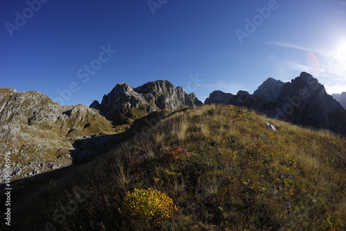 Grebaje valley, Accursed mountains in fall photo