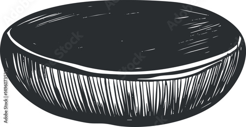 Round cake with textured surface, ideal for dessert, celebrations, and sweet treats