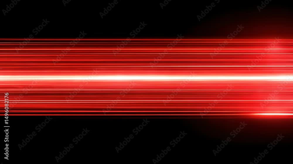 Fast Moving Red Light Streaks