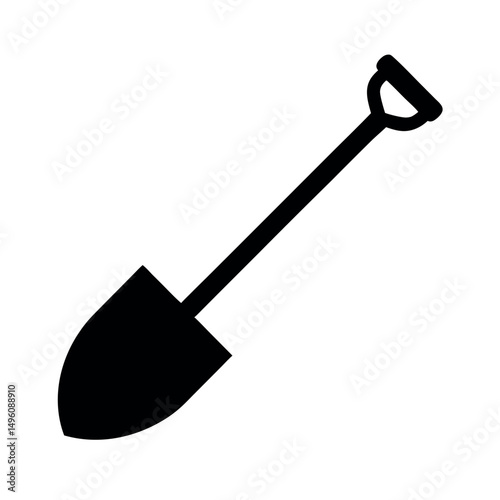 shovel isolated on white