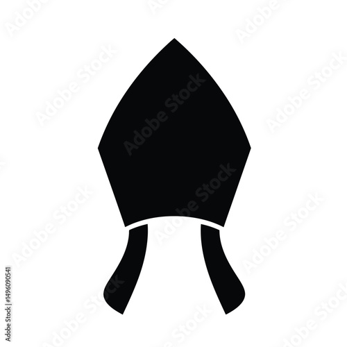 Bishop's mitre hat religious symbol icon