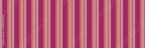 Sixed background textile texture, perfection stripe pattern vector. Sachinery vertical fabric lines seamless in pink and light colors.