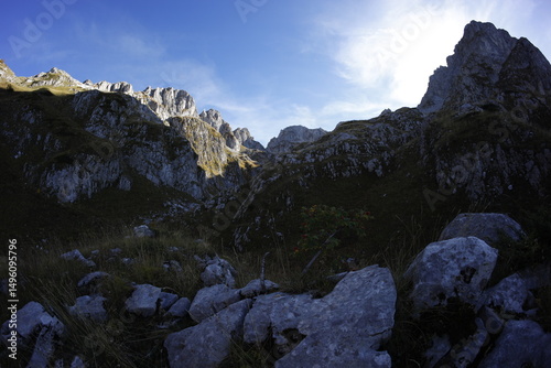 Accursed Mountains in Fall, Montenegro photo