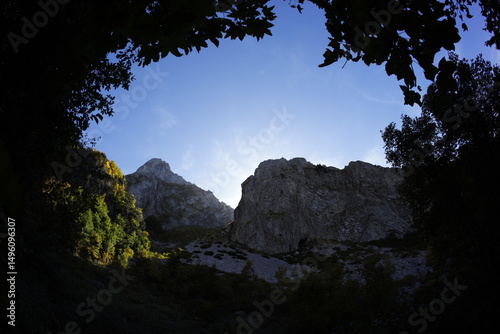Accursed Mountains in Fall, Montenegro photo