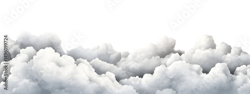 Clouds on transparent background