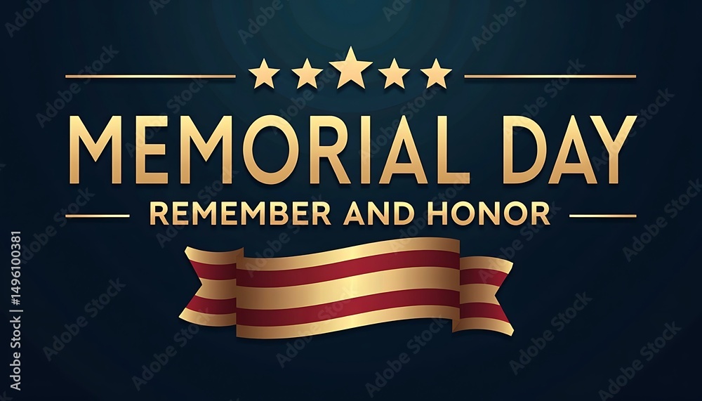 Obraz premium Honoring Heroes: A gold-embossed 