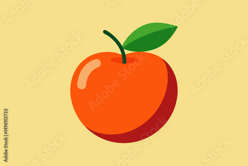 Vibrant Juicy Summer Fruit in a Fun Hand Drawn Style Vector illustration Background