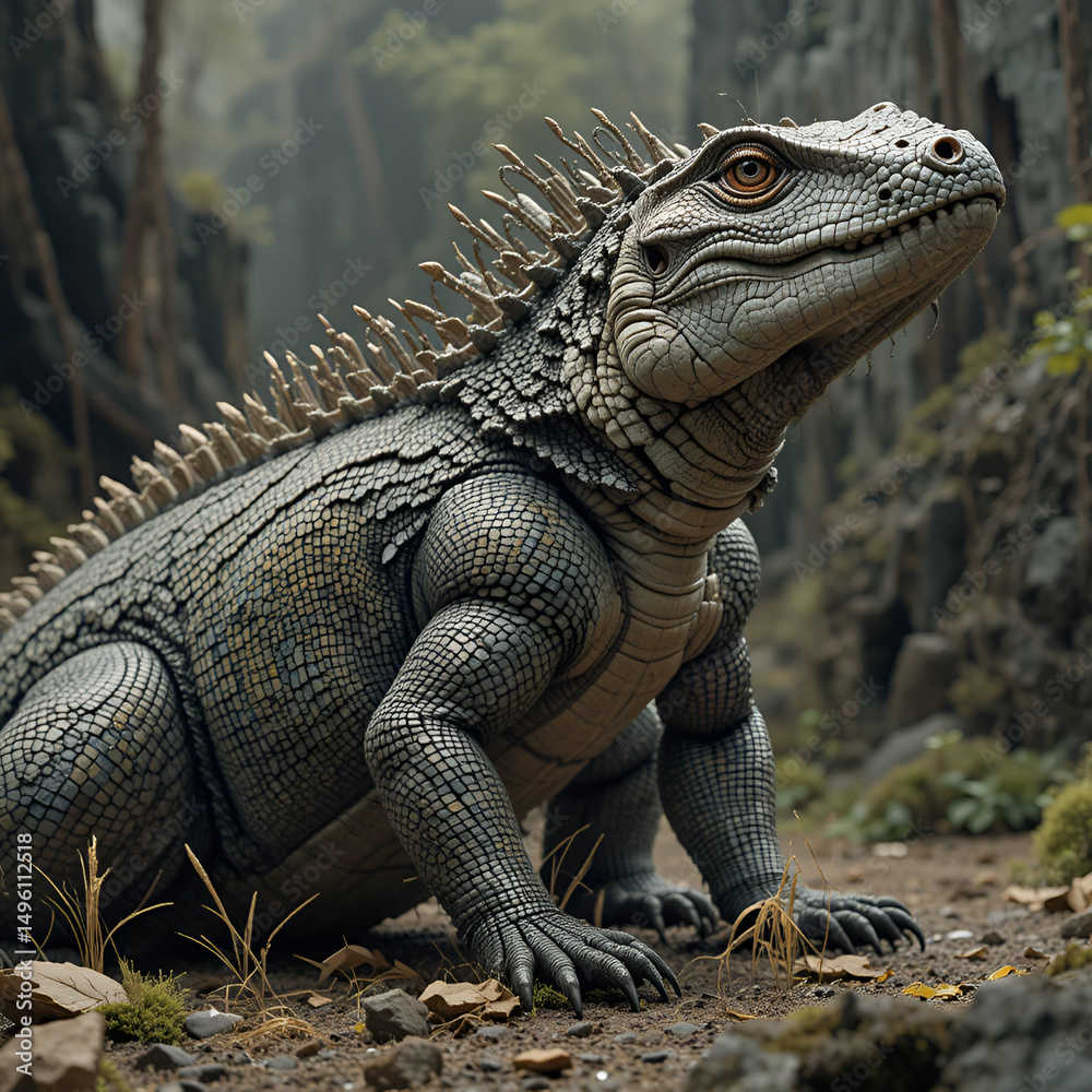 Fototapeta premium Komodowaran