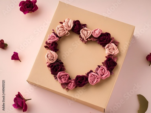 Floral Heart Gift Box photo