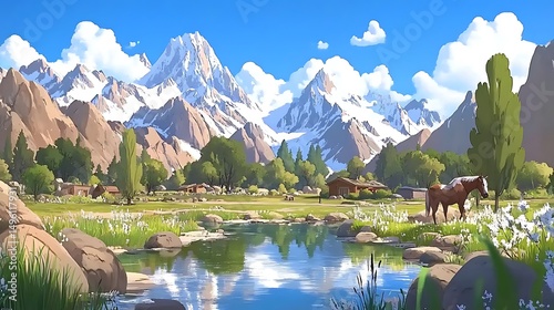 Mountain Village Serenity.