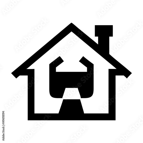 Find your dream home real estate property investment house sale and rental service company logo design