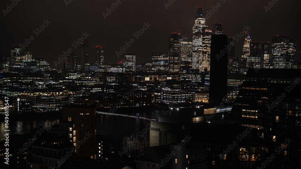 Fototapeta premium London City Skyline 