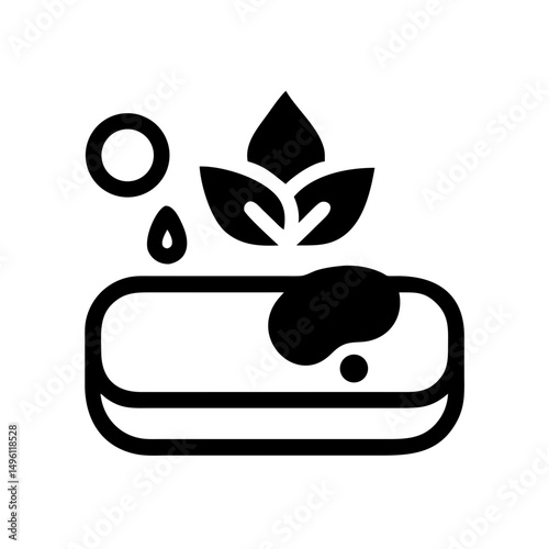 Organic soap bar with natural ingredients for healthy skin and eco friendly lifestyle item