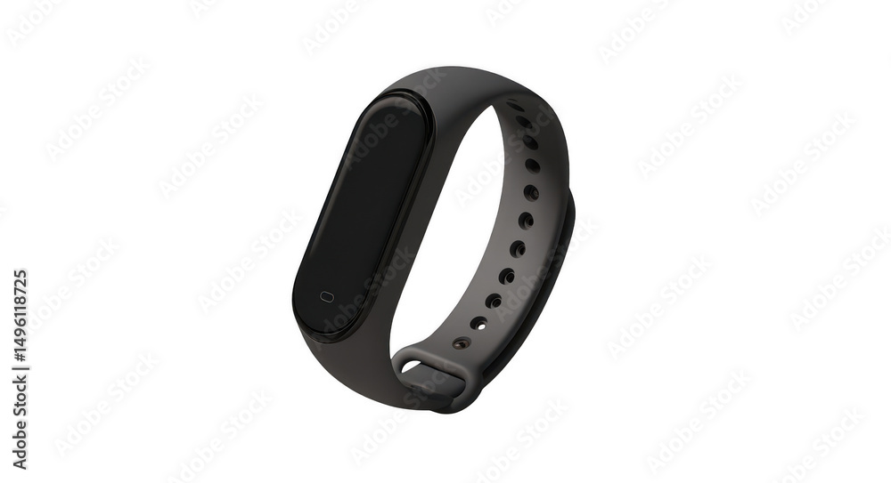 a simple smartband on a white background, product photography, png, transparent a simple smartband on a white background, product photography, png, transparent