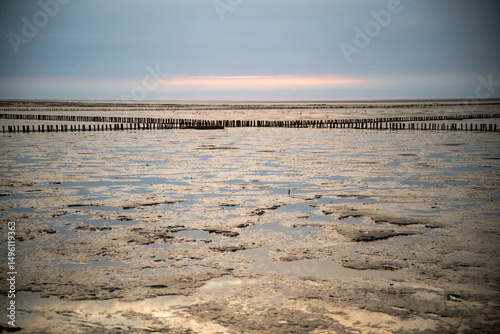 salt lake in the desert