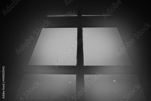 cross in the window