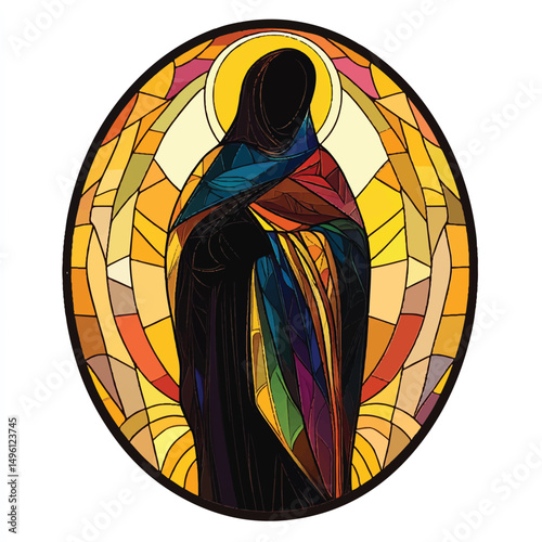 Women icon on white background- AI generated