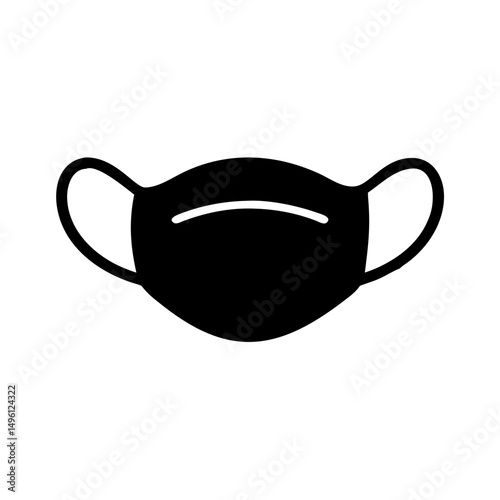 Face mask vector icon medical mask surgical mask n95 mask protection coronavirus covid safety equipment