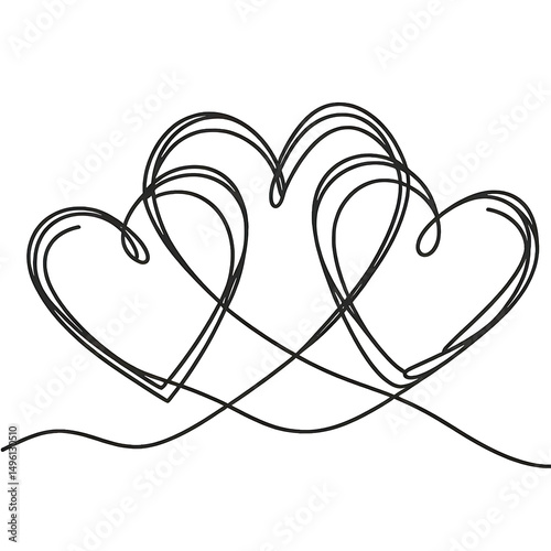 Heart, love, romance or valentine's day red heart. Heart vector icons. Artistic red heart love symbols isolated editable.
